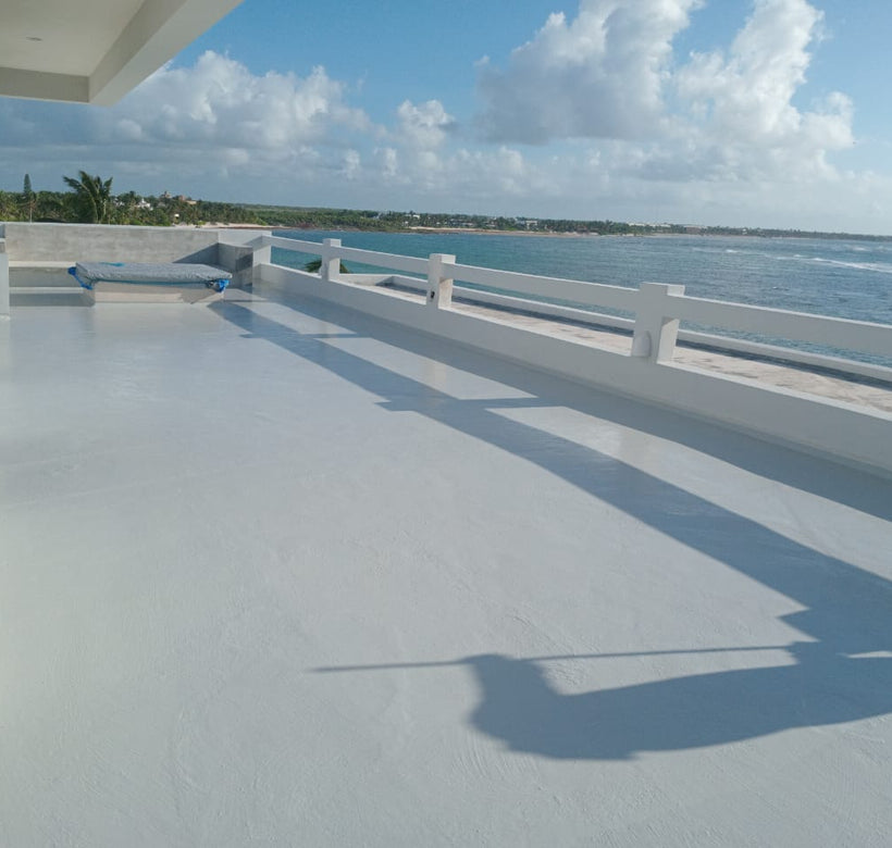 Rehabilitación de Terraza en Akumal con Sistema Híbrido