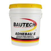 Adhebau E Bautech adhesivo para mejorar adherencia en concreto, mortero y mezclas cementicias de 19 L.
