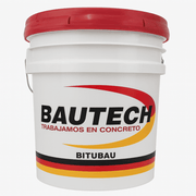 Bitubau Bautech impermeabilizante asfáltico emulsionado para usos múltiples en cubeta de 19 litros.