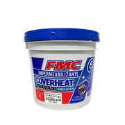 Converheat 4 FMC impermeabilizante acrílico elastomérico blanco de 4 L para sistemas impermeables acrílicos en techos y azoteas.