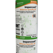 Impercoat Refuerzo Sencillo Imperquimia membrana de refuerzo de 100 m² para sistemas impermeables acrílicos y asfálticos.
