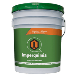 Impercoat SL-40 Fibra Imperquimia impermeabilizante asfáltico fibratado en cubeta de 19 litros.