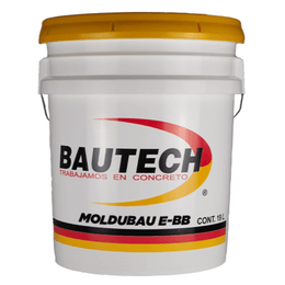Moldubau E-BB Bautech desmoldante para concreto en cubeta de 19 litros.