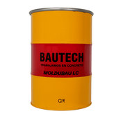Moldubau LC Bautech desmoldante para concreto en tambor de 200 litros.