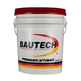 Primario Bitubau Bautech primario asfáltico de 19 L para sistemas impermeables asfálticos.