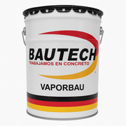 Vaporbau Bautech impermeabilizante asfáltico en presentación de 4 litros.